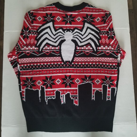 Christmas Holiday Ugly Sweater - Marvel Venom - Picture 2 of 5
